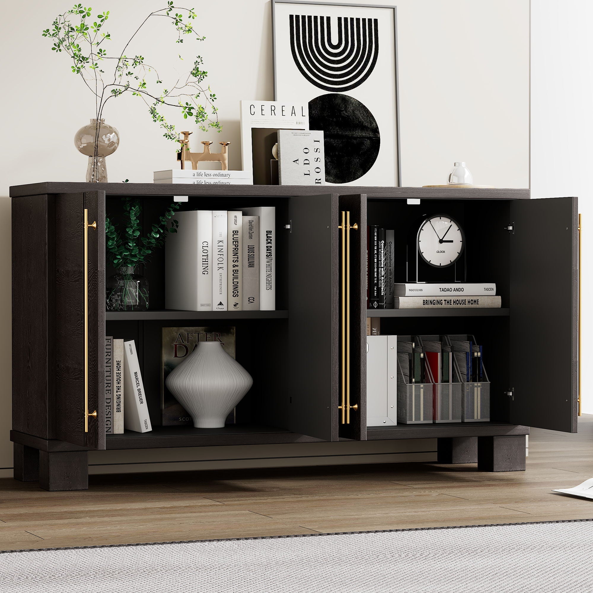 Sideboard With Adjustable Shelves