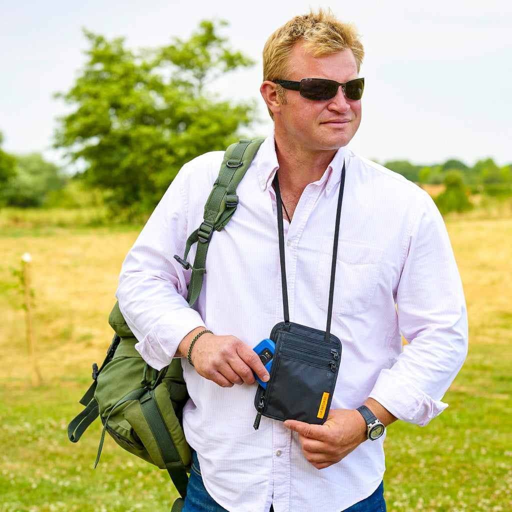 Slim Minimalist Design Travel Neck Wallet