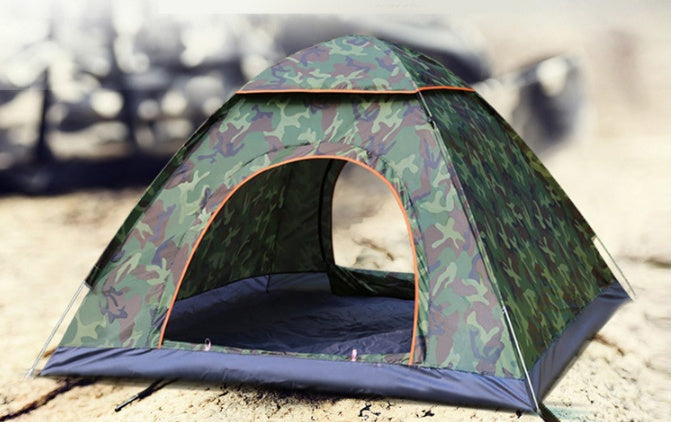 Camping Tent — 2-4 Person Waterproof Outdoor Family Shelter