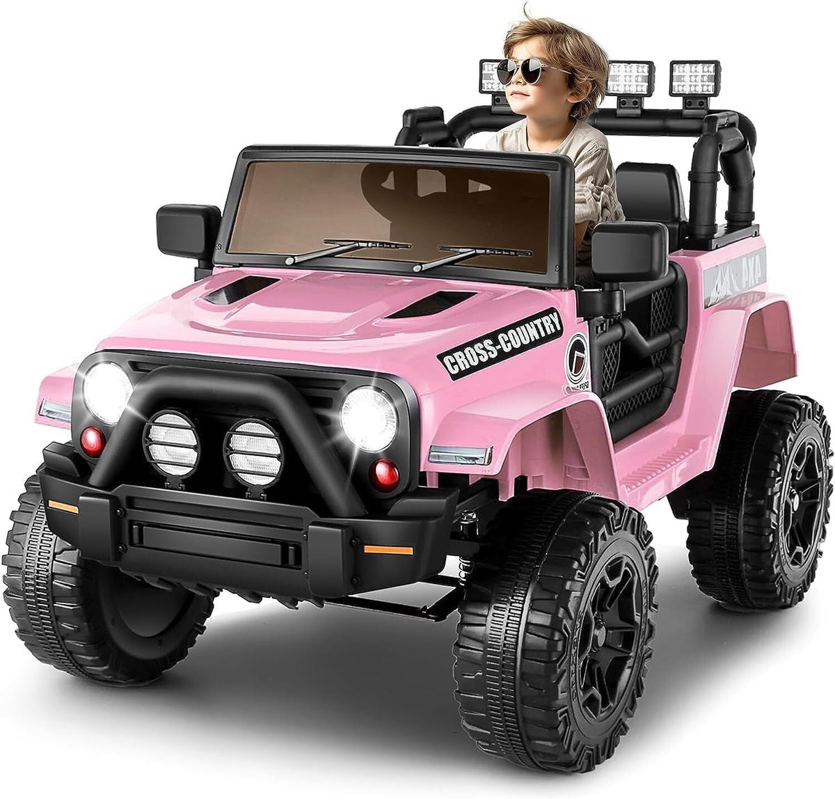 12V Electric Ride-On Truck for Kids with Remote Control - 2 Seater