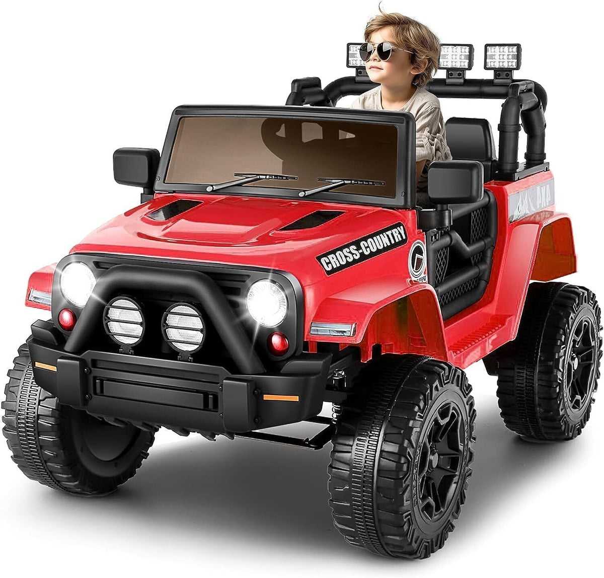 12V Electric Ride-On Truck for Kids with Remote Control - 2 Seater