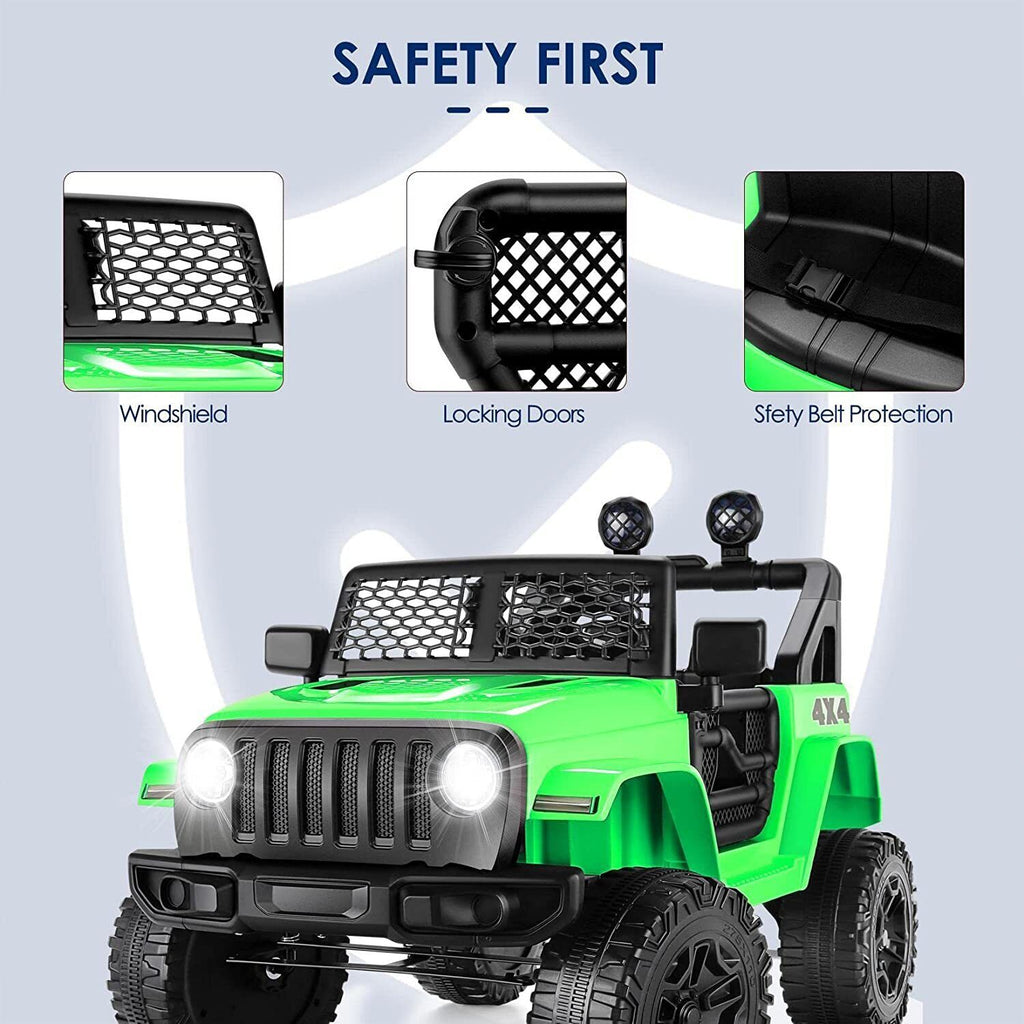 Electric Ride-On Car for Kids with Parental Remote Control - 12V Motorized Vehicle