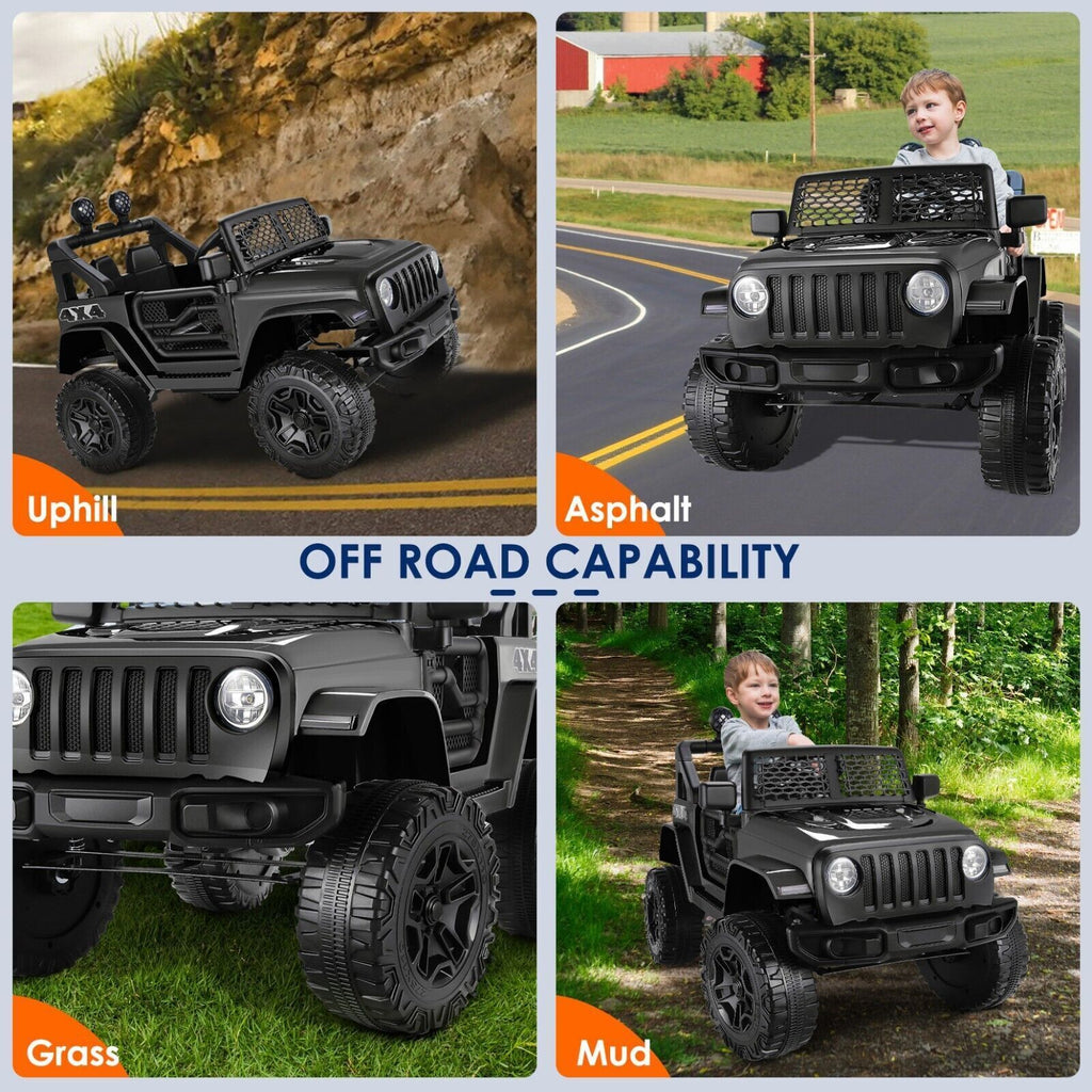 12V Electric Kids Ride On Jeep Toy Car with Remote Control - Available in 5 Colors - Perfect Gift for Children