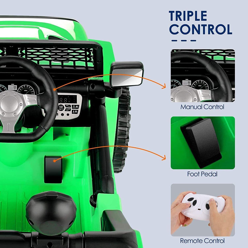 12V Electric Kids Ride On Jeep Toy Car with Remote Control - Available in 5 Colors - Perfect Gift for Children