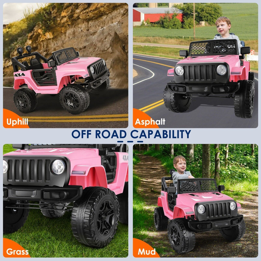 12V Electric Ride On Truck for Kids with Remote Control and MP3 Player