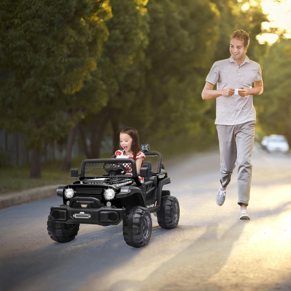 12V Electric Kids Ride On Truck Car Toy with Remote Control and 3 Speed Options