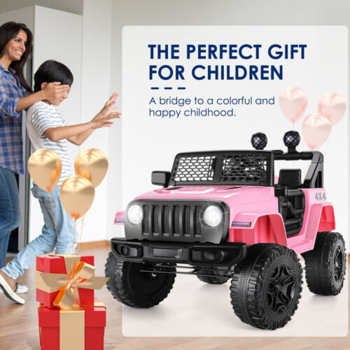 12V Electric Ride-On Car with Remote Control for Kids - 3 Speeds, Perfect Gift for Children