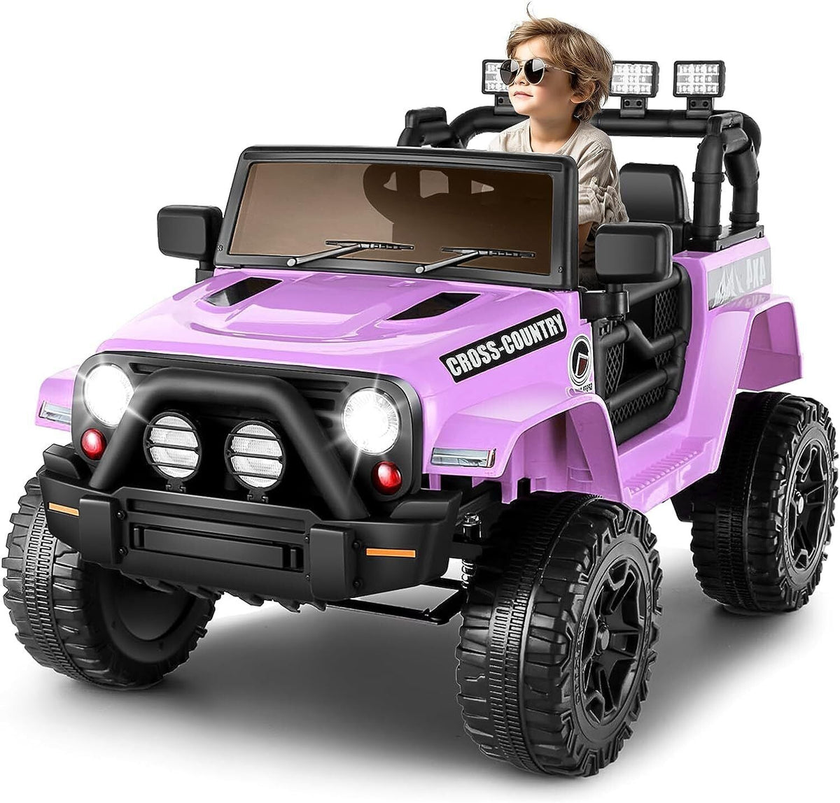 12V Electric Truck Toy for Kids with Remote Control - Ride On Car with 4 Wheels