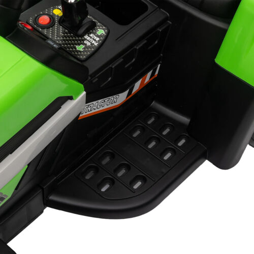 12V Electric Ride On Toy Tractor with Trailer for Kids - Remote Controlled