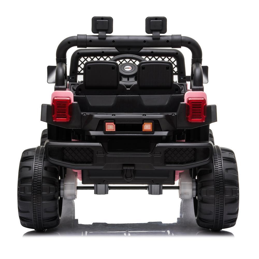 12V Electric Ride-On Truck Car for Kids with RC Remote Control - Pink