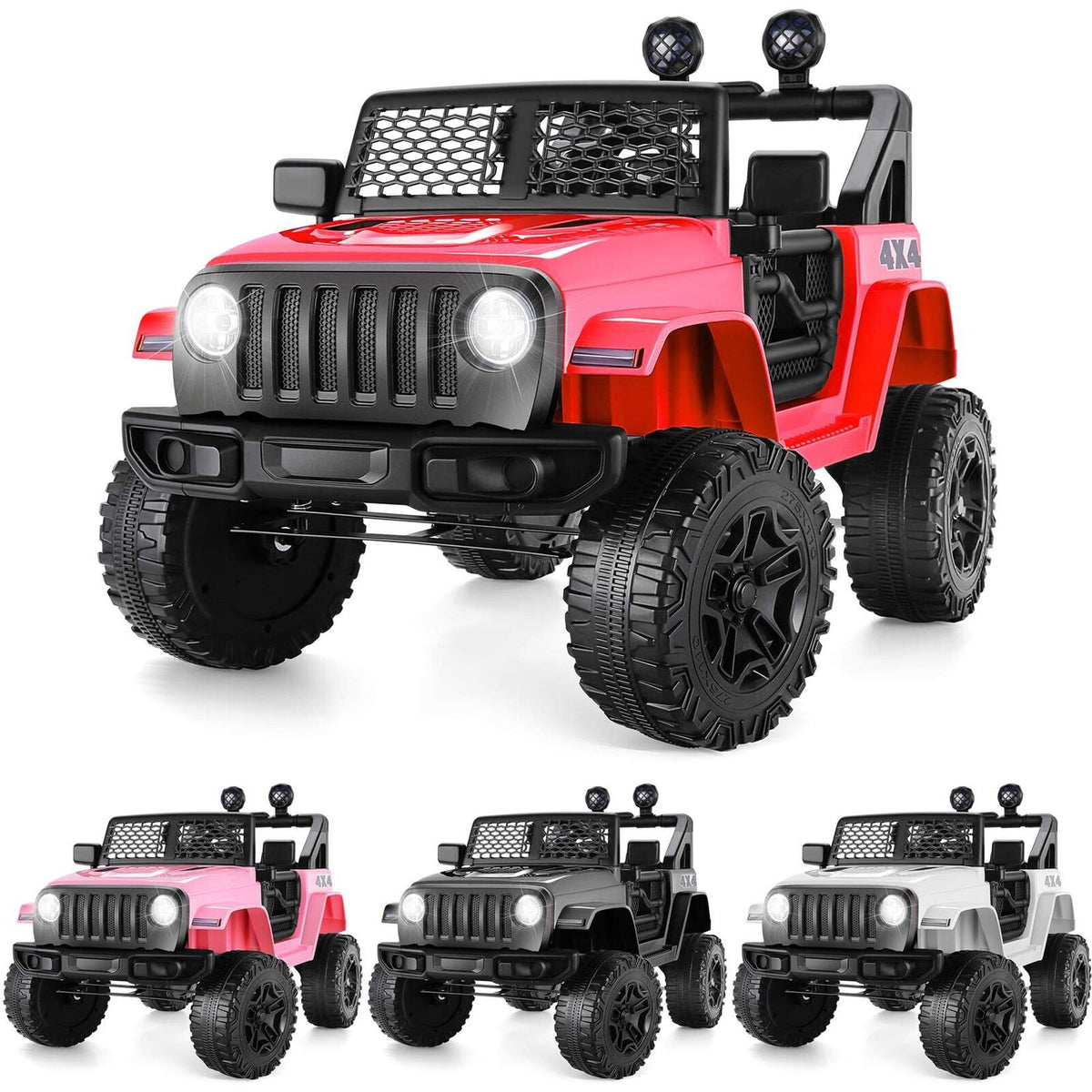 12V Electric Ride-On Truck/Toy Car with Remote Control - 2.4G for Kids