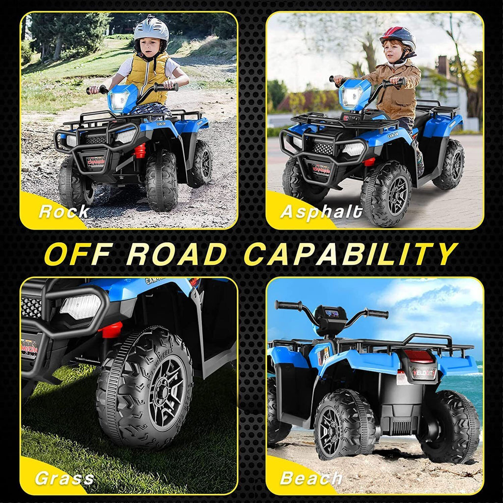 12V Electric Vehicle with Dual Speed and Treaded Tires for an Exciting Ride