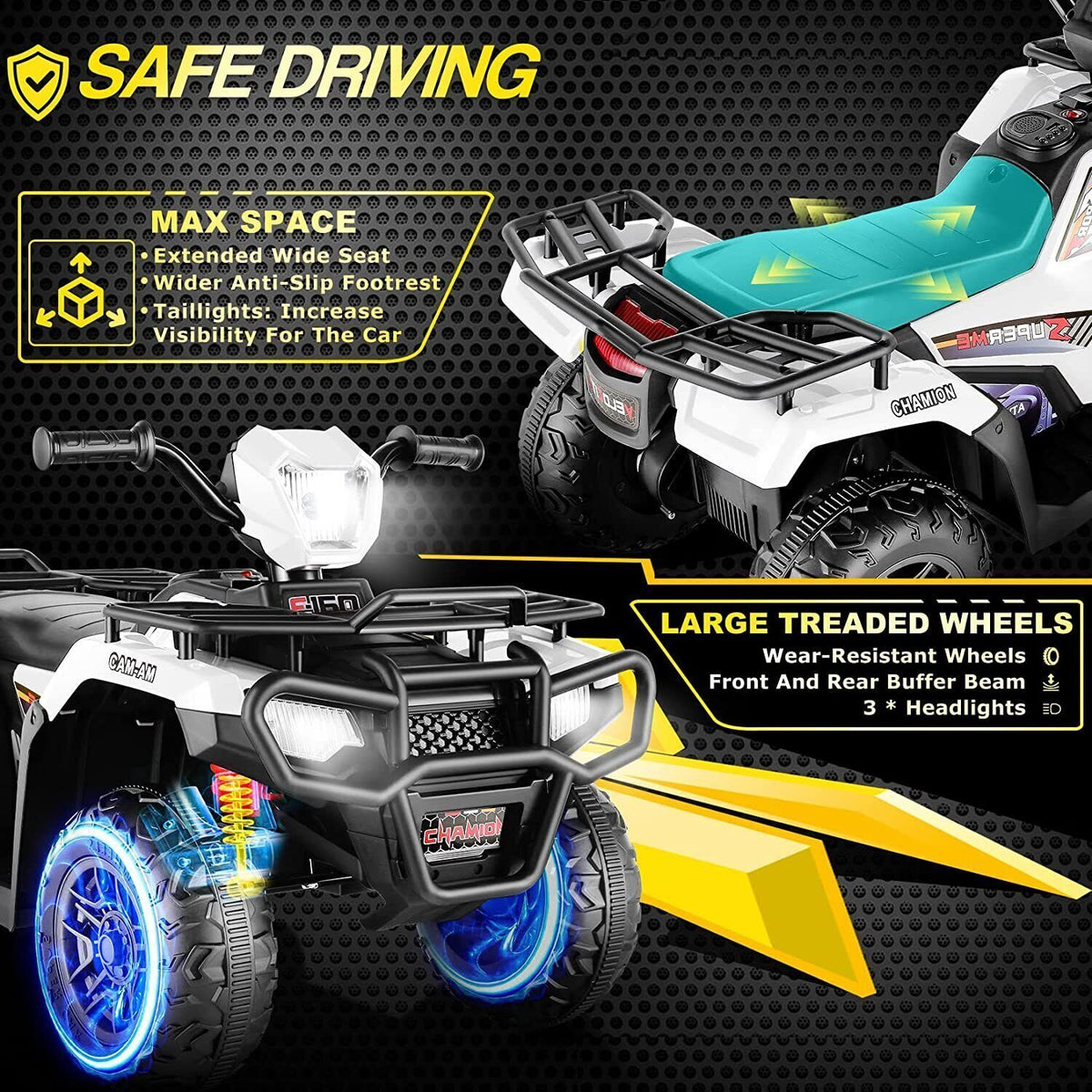 12V Electric Vehicle with Dual Speed and Treaded Tires for an Exciting Ride