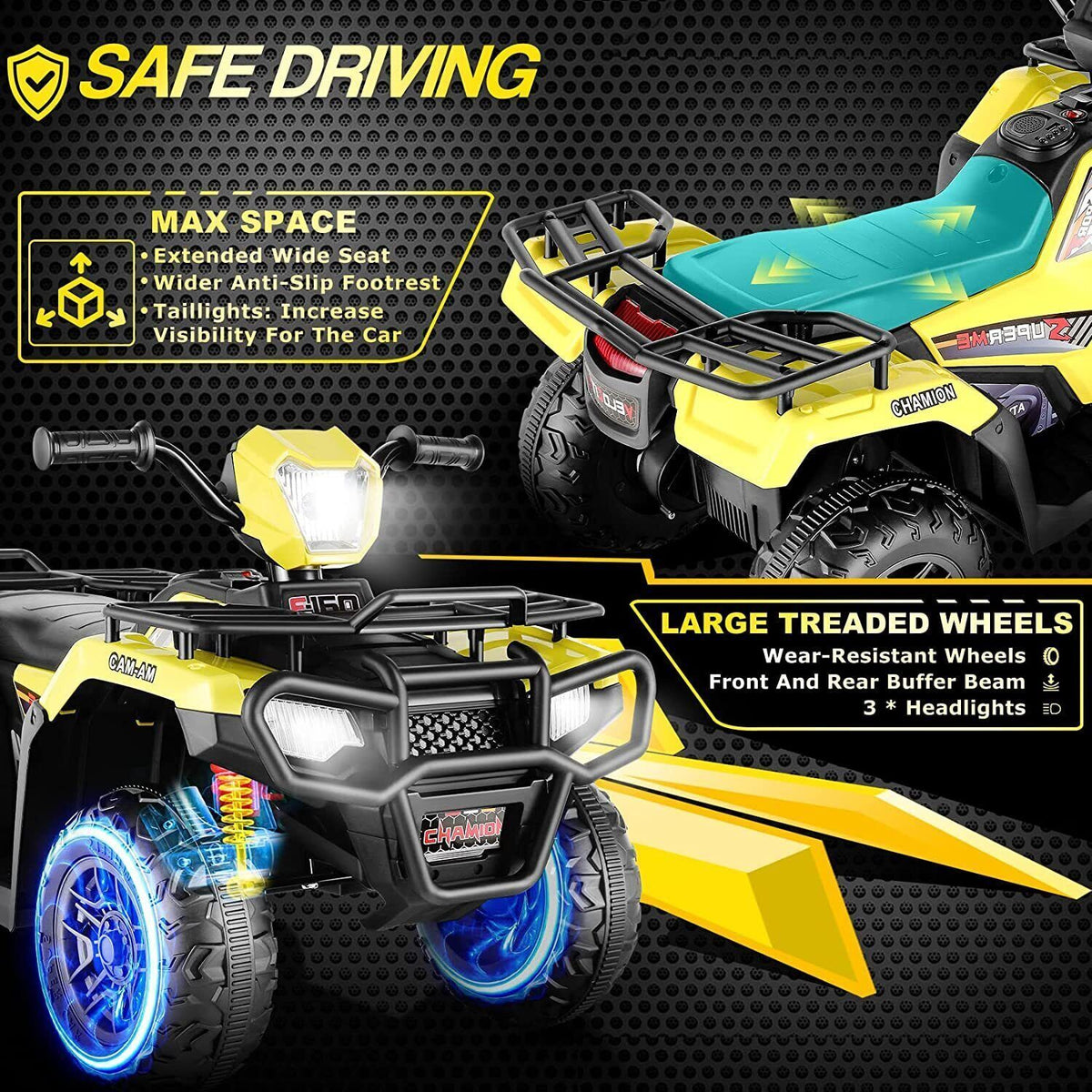 12V Electric Vehicle with Dual Speed and Treaded Tires for an Exciting Ride
