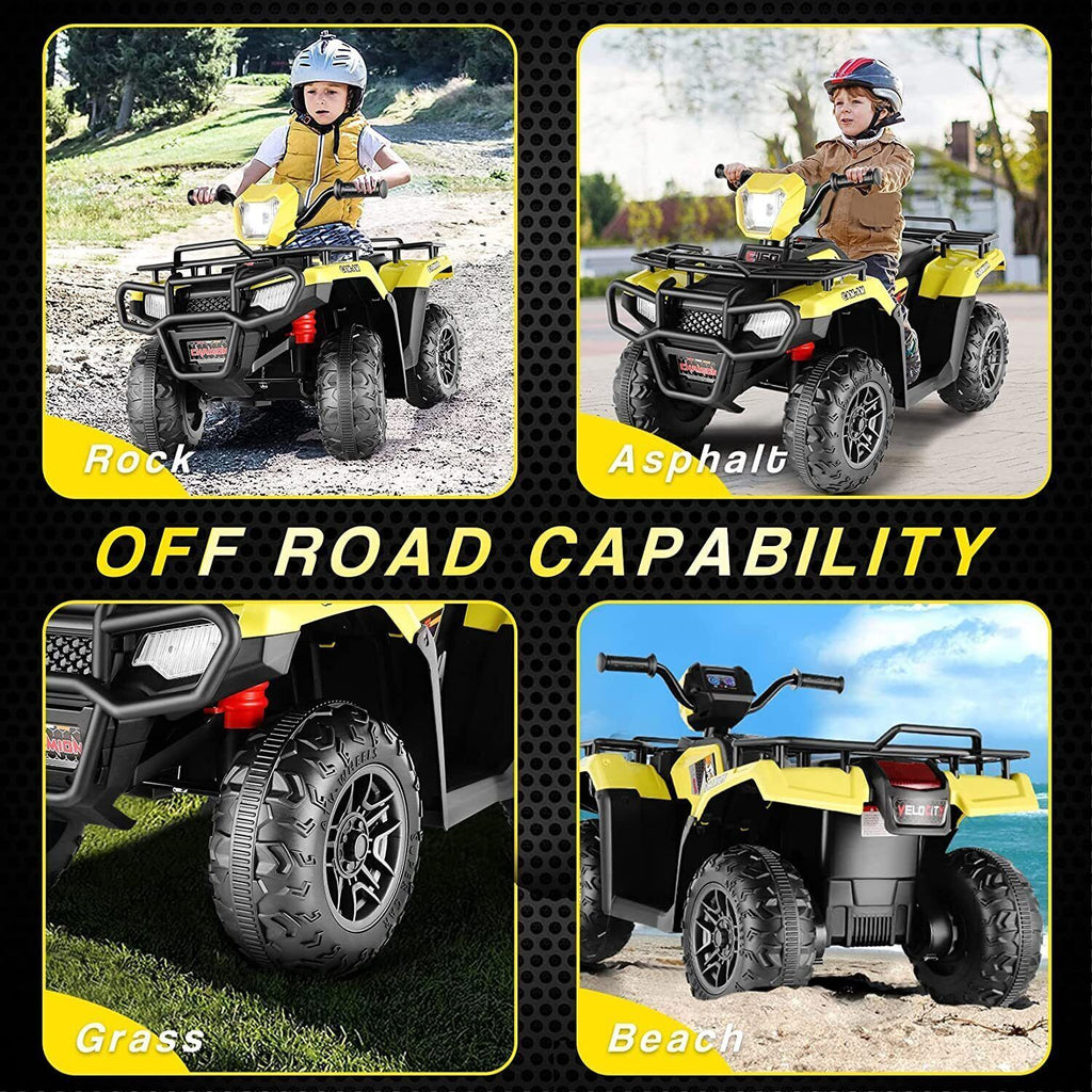 12V Electric Vehicle with Dual Speed and Treaded Tires for an Exciting Ride