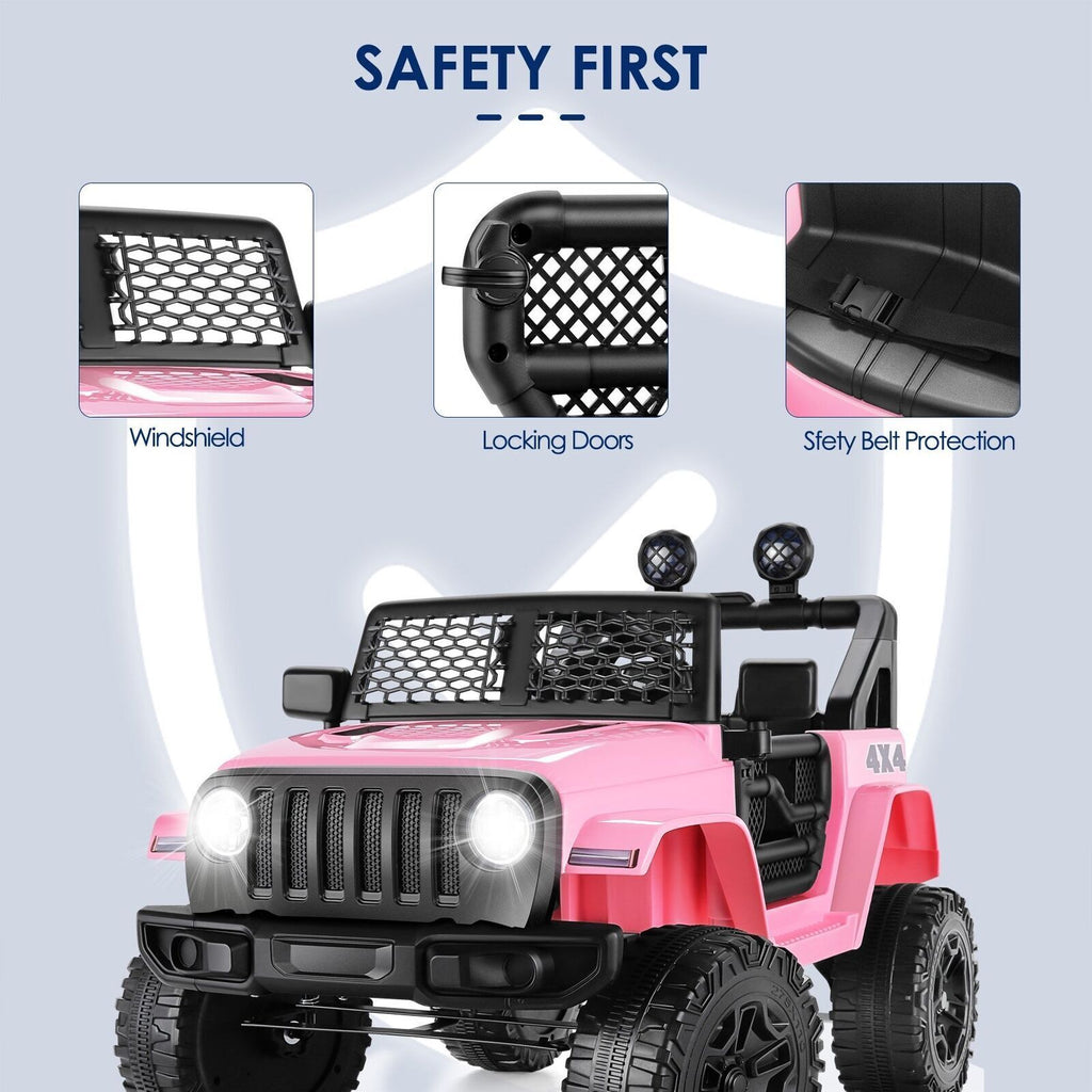 12V Electric Ride On JEEP with Remote Control and MP3 Player for Kids