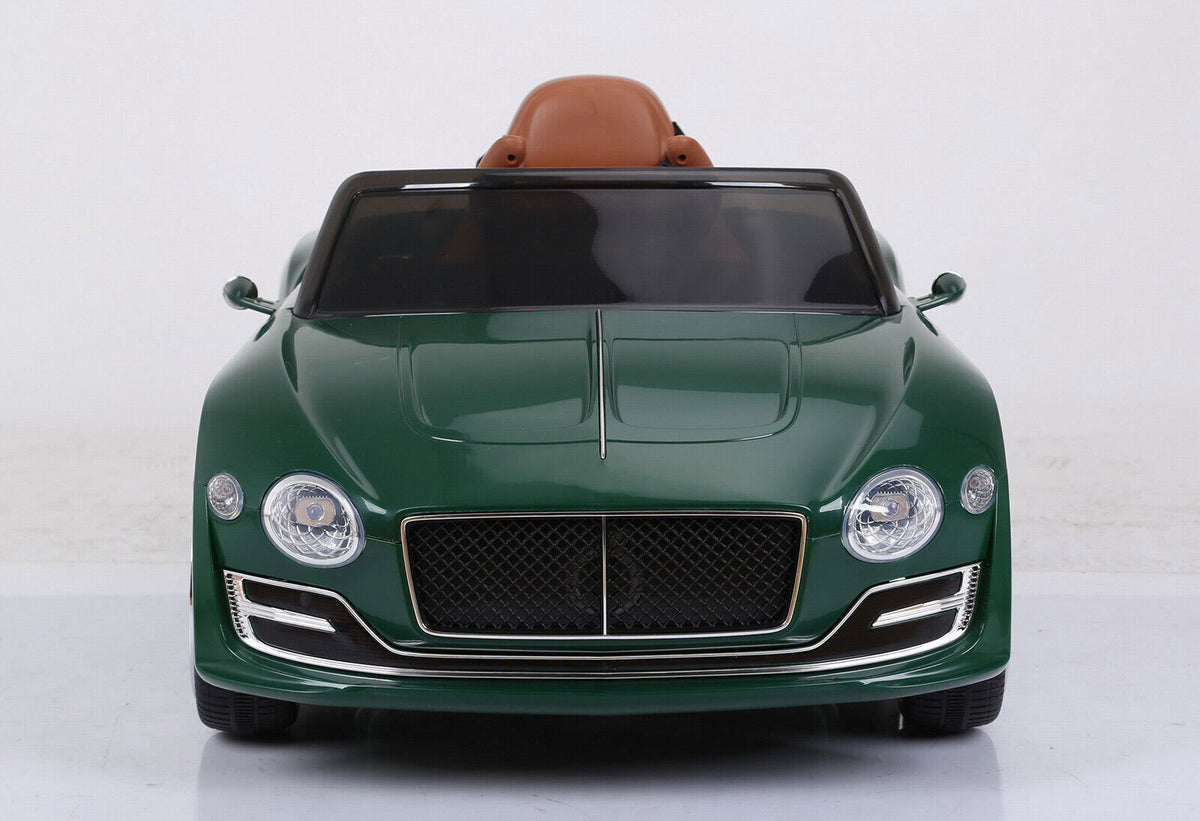 12V Kids Electric Ride on Car with Remote Control and LED Lights - Bentley Style Toy Gift