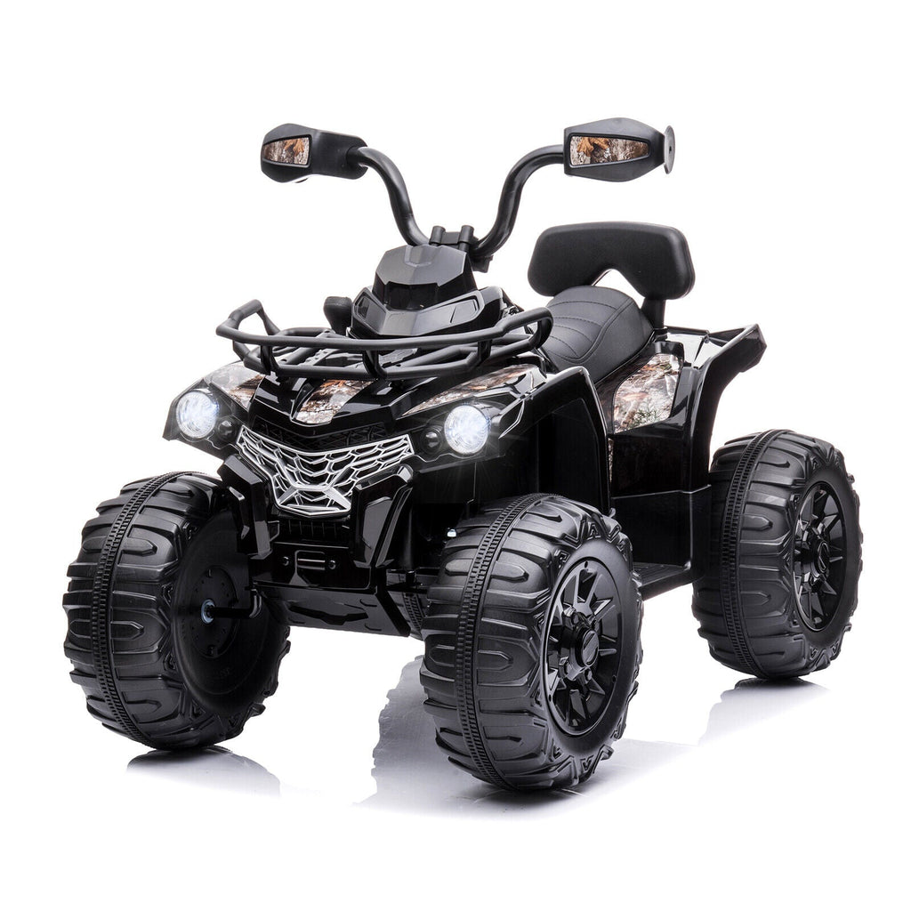 12V Kids ATV Car Truck Toy with LED Lights and Manual Control