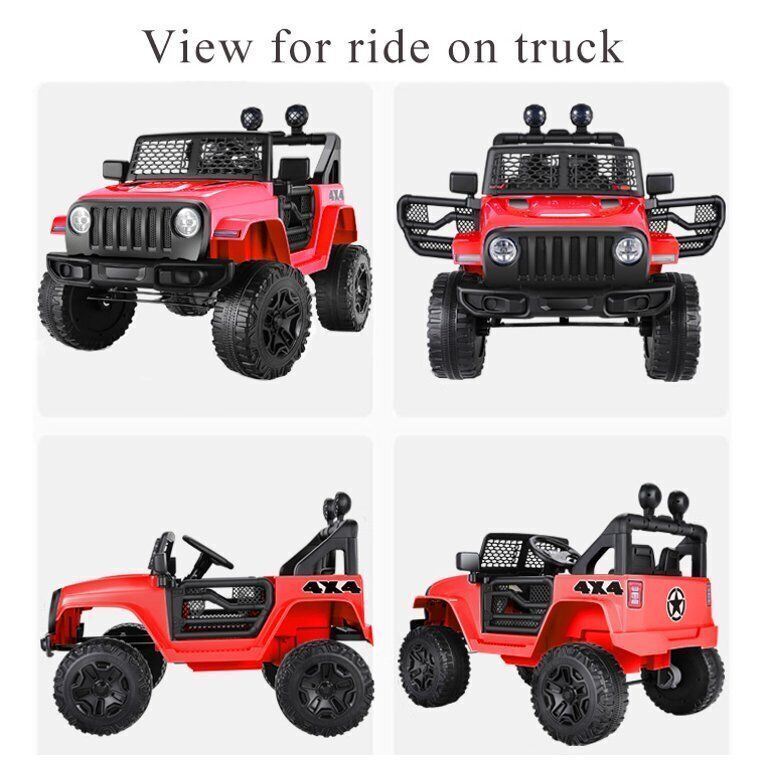 12V Kids Ride-On Car with MP3, Bluetooth, and Parental Remote Control