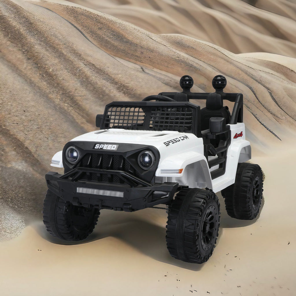 12V Kids Ride-on Truck with Remote Control and LED Lights