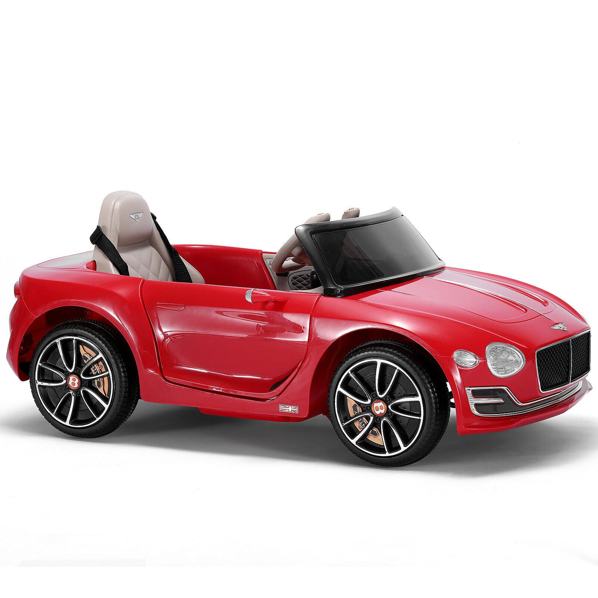 12V Licensed Bentley Style Kids Electric Ride On Car with Remote Control - Perfect Gift for Young Drivers