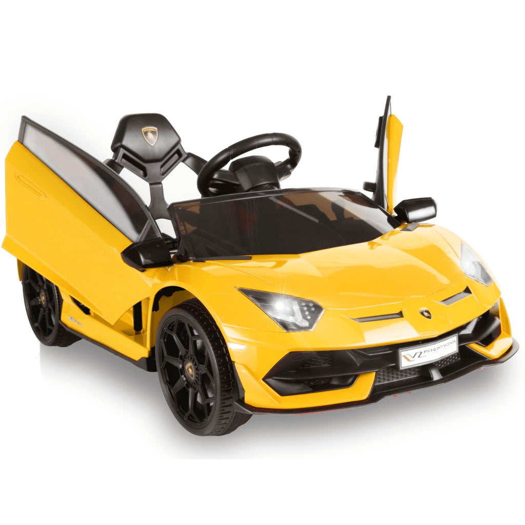 12V Licensed Lamborghini Electric Kids Ride On Car - Yellow