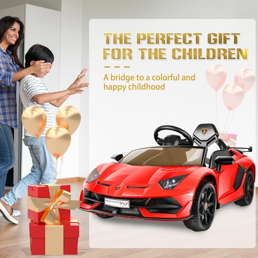 12V Licensed Lamborghini Electric Ride-On Sports Car for Kids