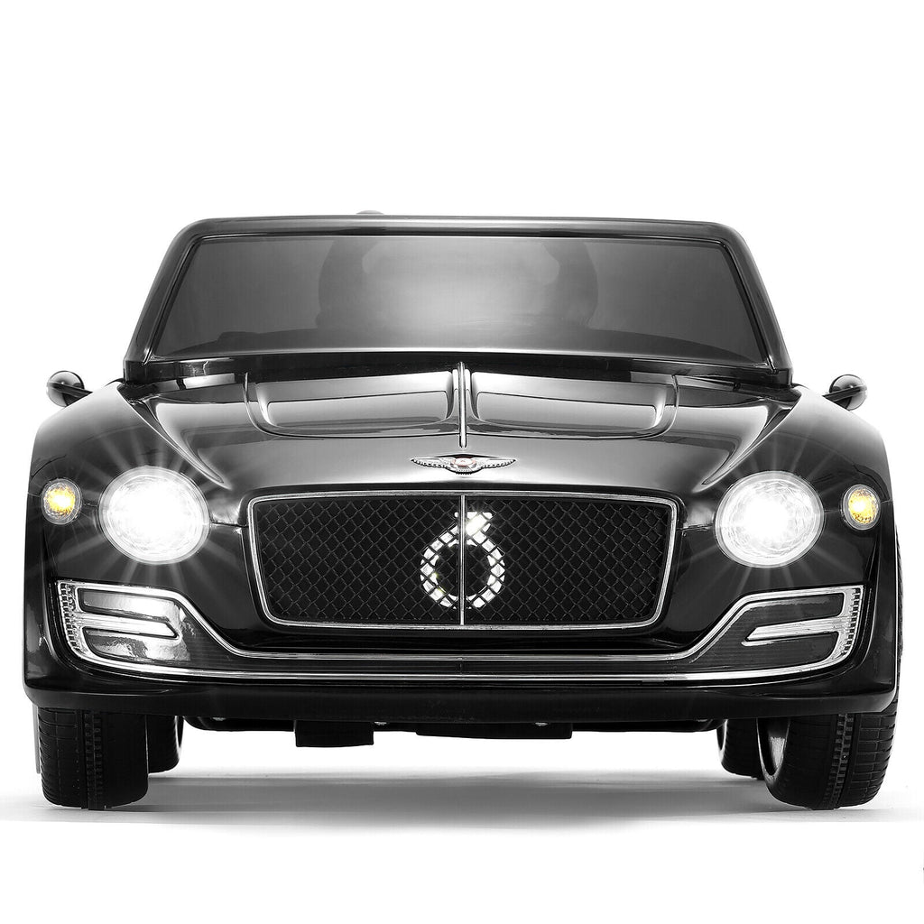 12V Remote Control Bentley Style Electric Ride-On Car with LED Lights for Kids