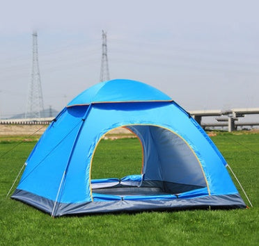 Camping Tent — 2-4 Person Waterproof Outdoor Family Shelter