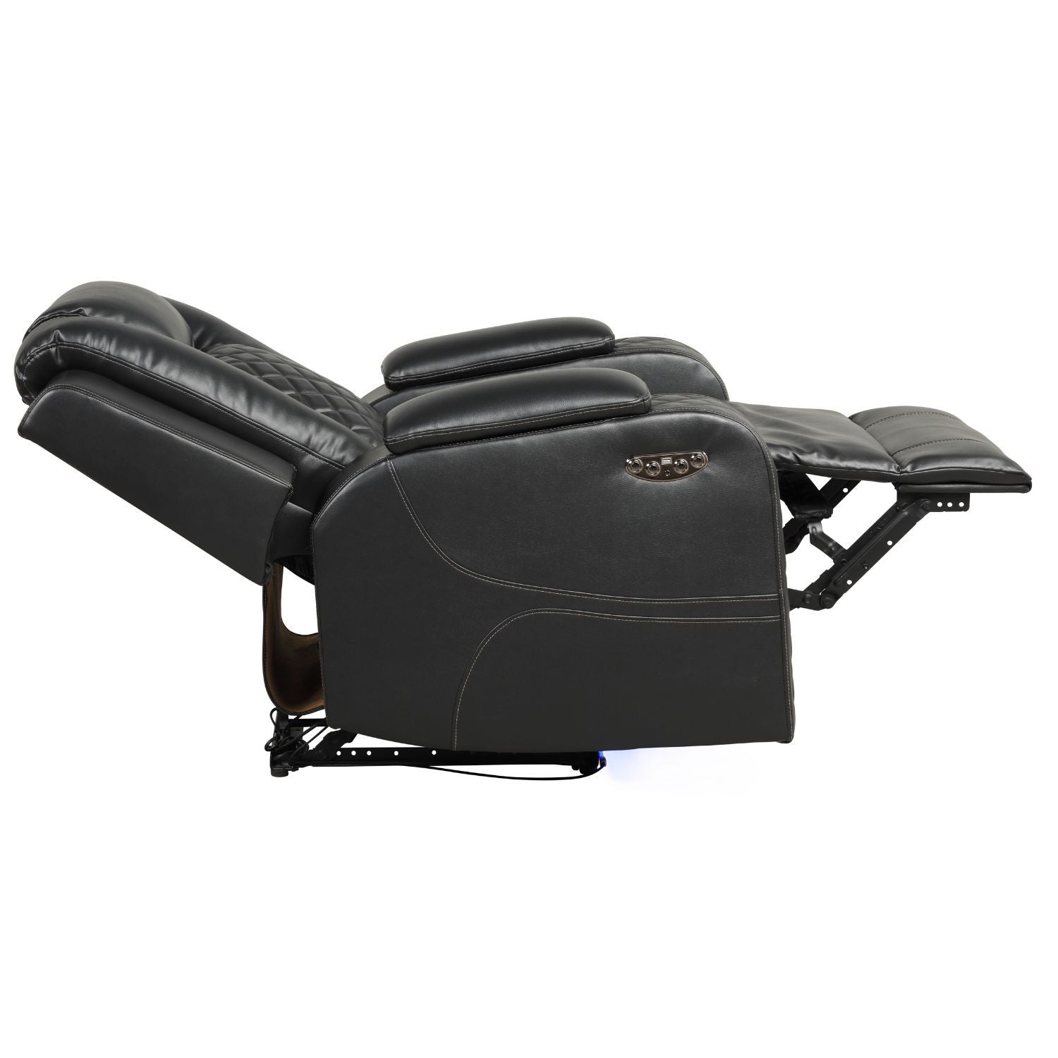Benz - LED & Power Recliner Chair With Adjustable Headrest