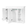 Wall Mount Mirror Cabinet With Adjustable Shelves, Soft Closing Hinges