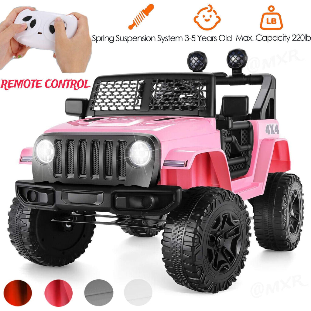 Electric 12V Ride-On Car for Kids with Remote Control - 3 Speeds for an Exciting Ride!