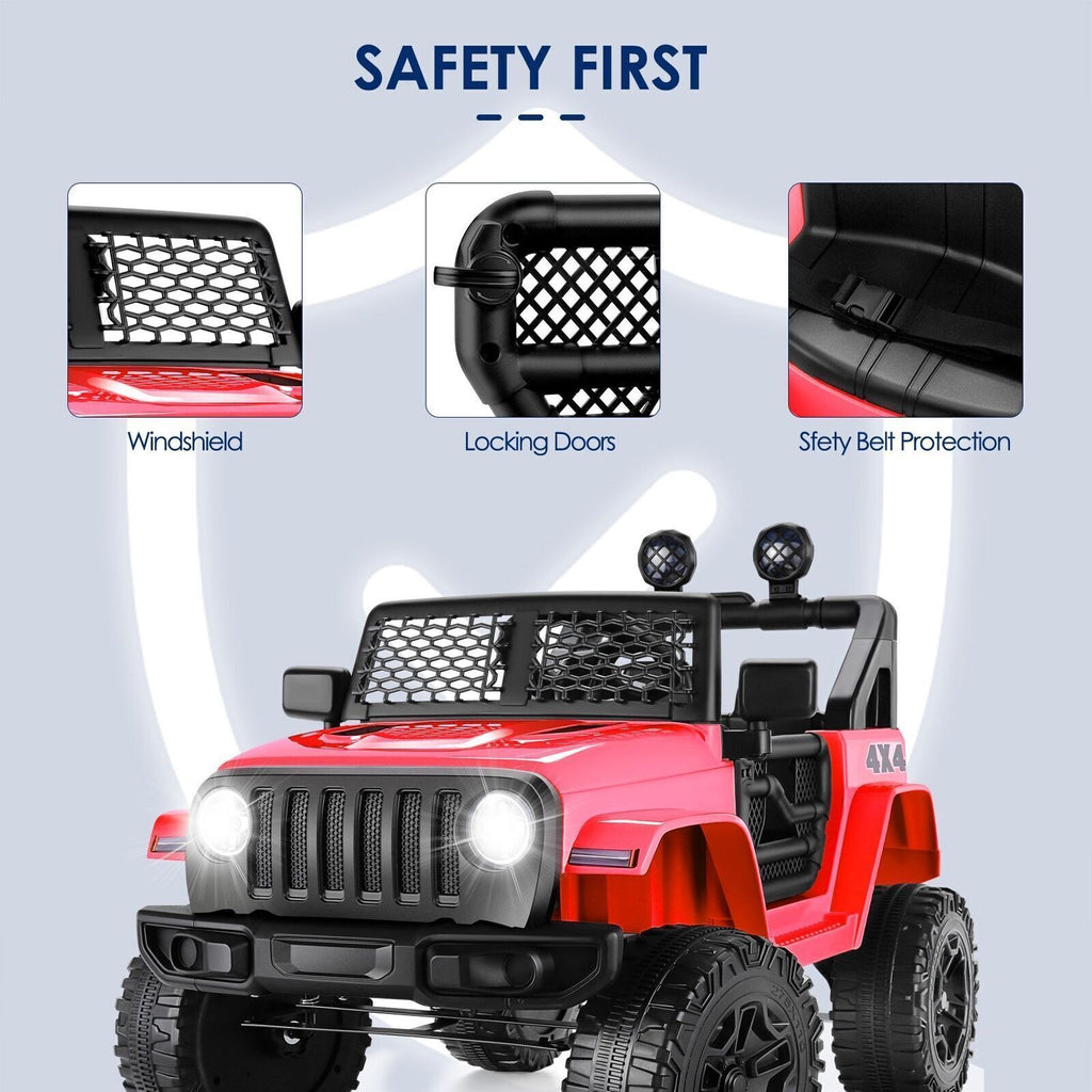 Electric 12V Ride-On Car for Kids with Remote Control - 3 Speeds for an Exciting Ride!