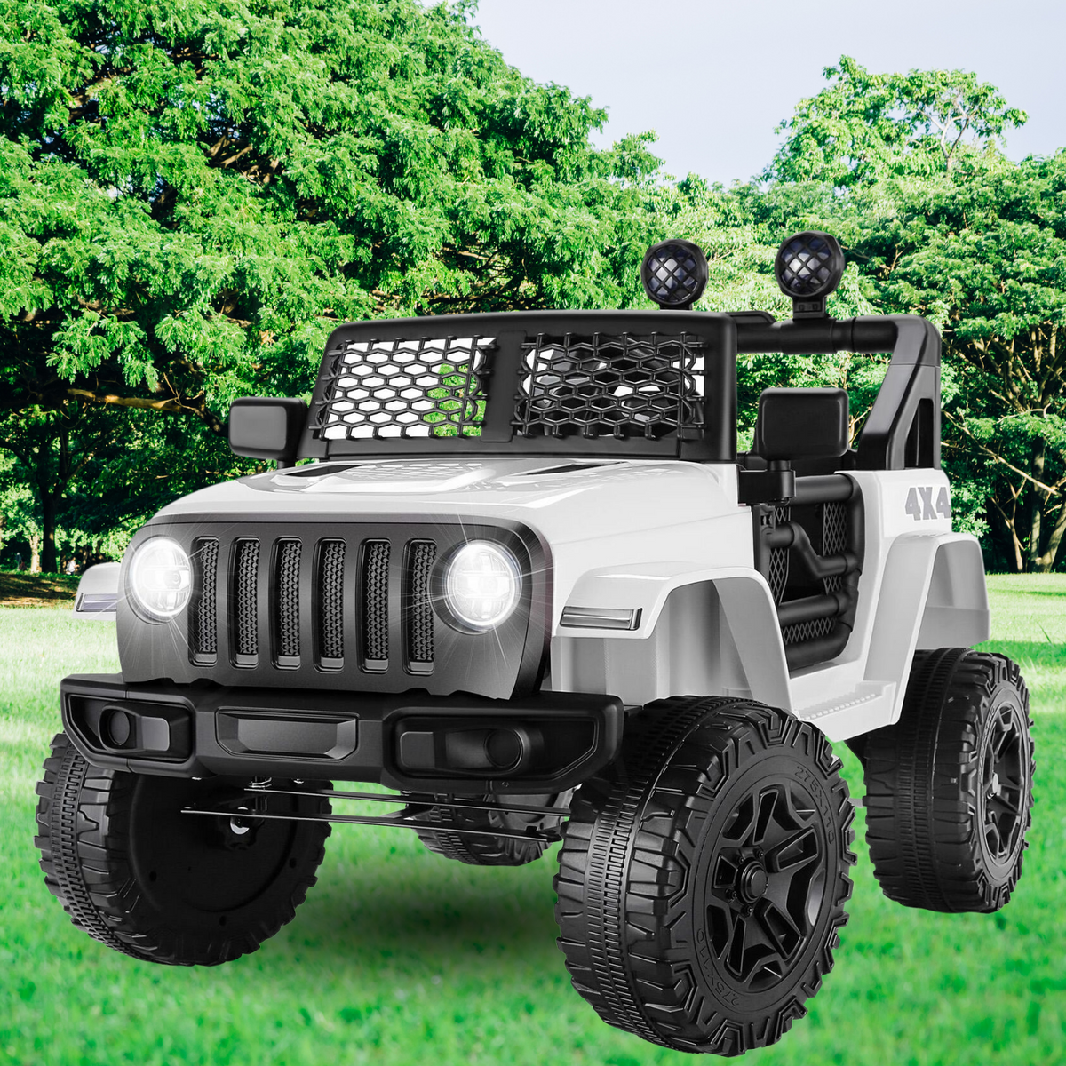2-Seater Electric Ride-On Car for Kids with Remote Control and MP3 Player