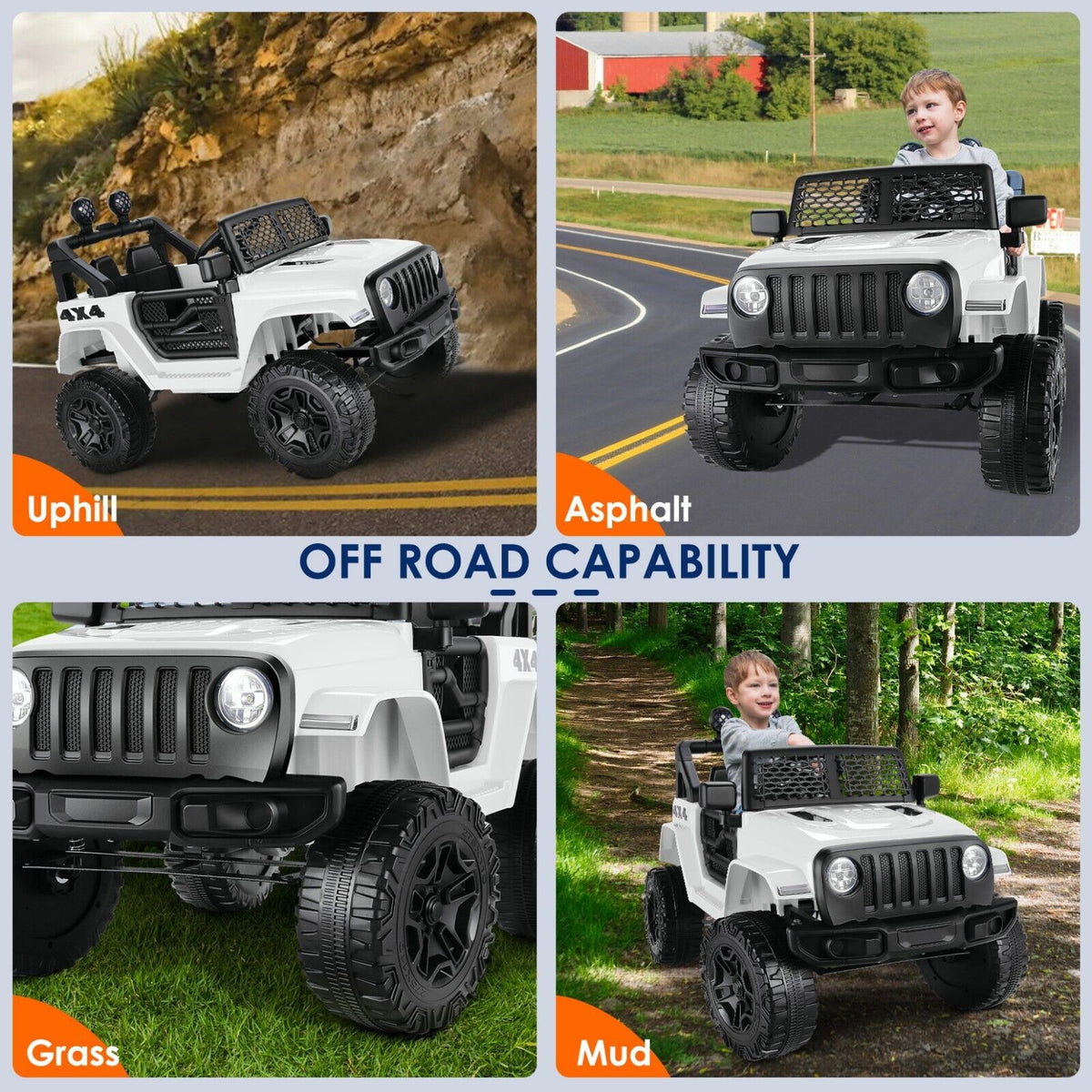 12V Electric Ride-On Car with Remote Control and MP3 Player for Kids