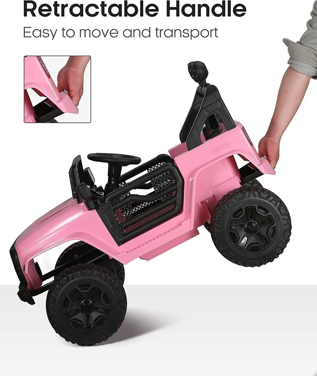 2-Seater 12V Ride-On Truck with Remote Control for Kids - Perfect for Xmas!
