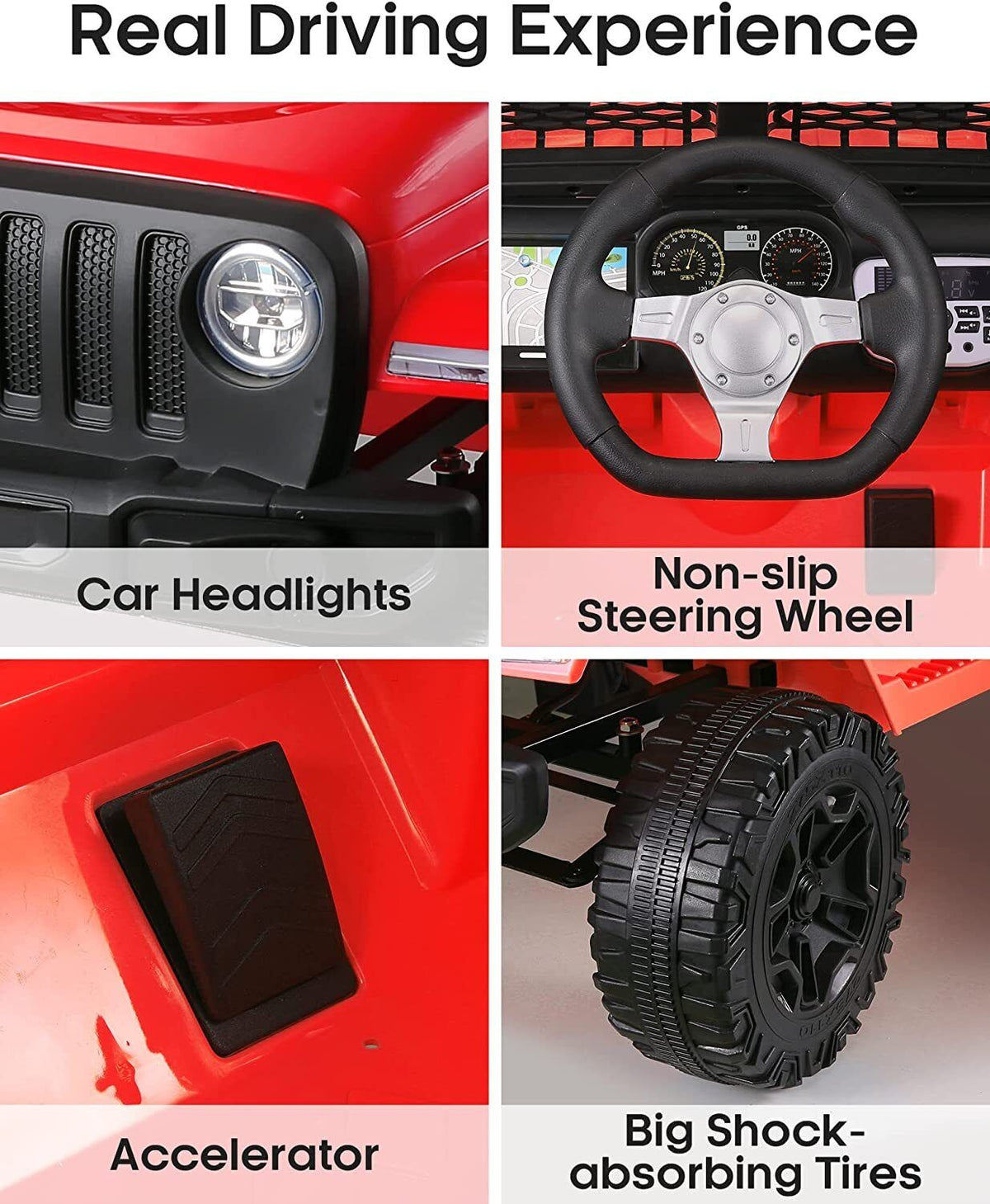 2-Seater 12V Ride-On Truck with Remote Control for Kids - Perfect for Xmas!