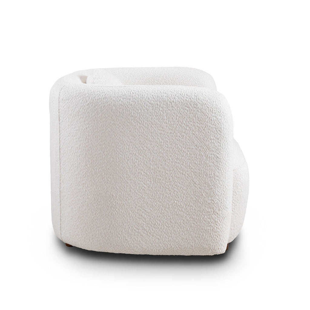 Japandi Style Accent Square Chair