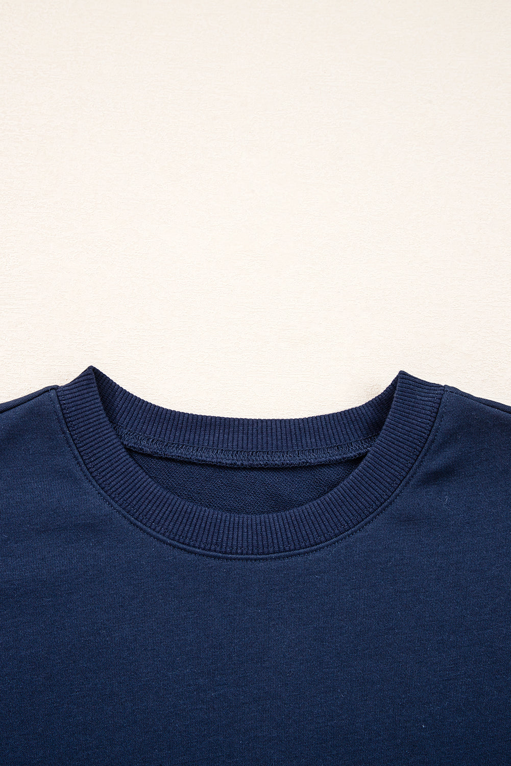 Varsity Stripe Detail Drop Shoulder Oversized Sweatshirt