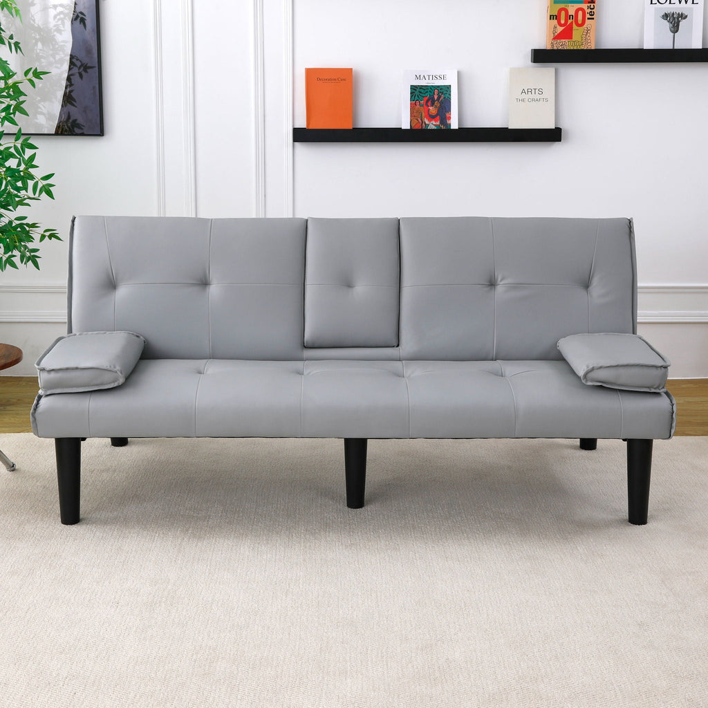 Sofa Bed With Foldable Design And Cup Holder