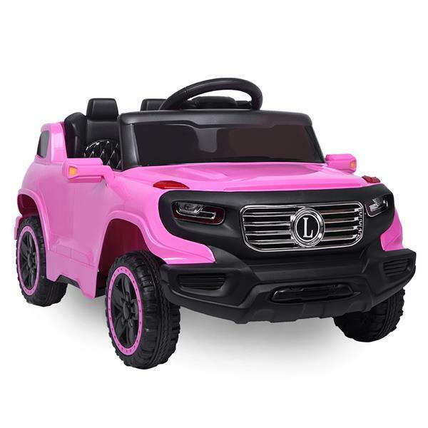 3-Speed Electric Ride-On Car for Kids with Remote Control, Music, and Lights