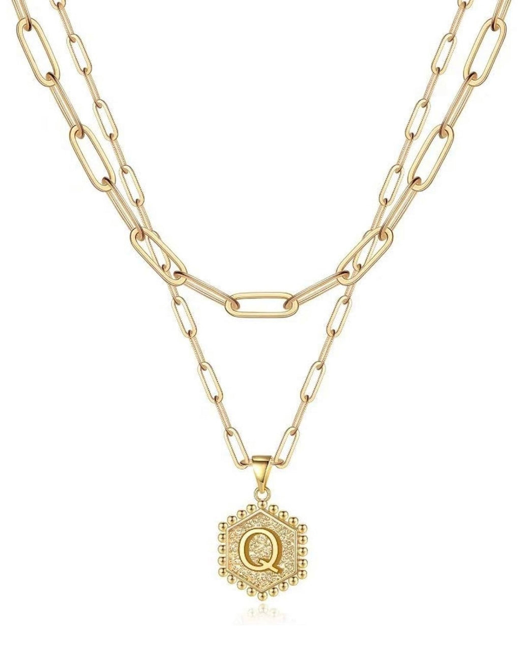 Beautiful Gold Layered Initial Necklaces (A-Z)