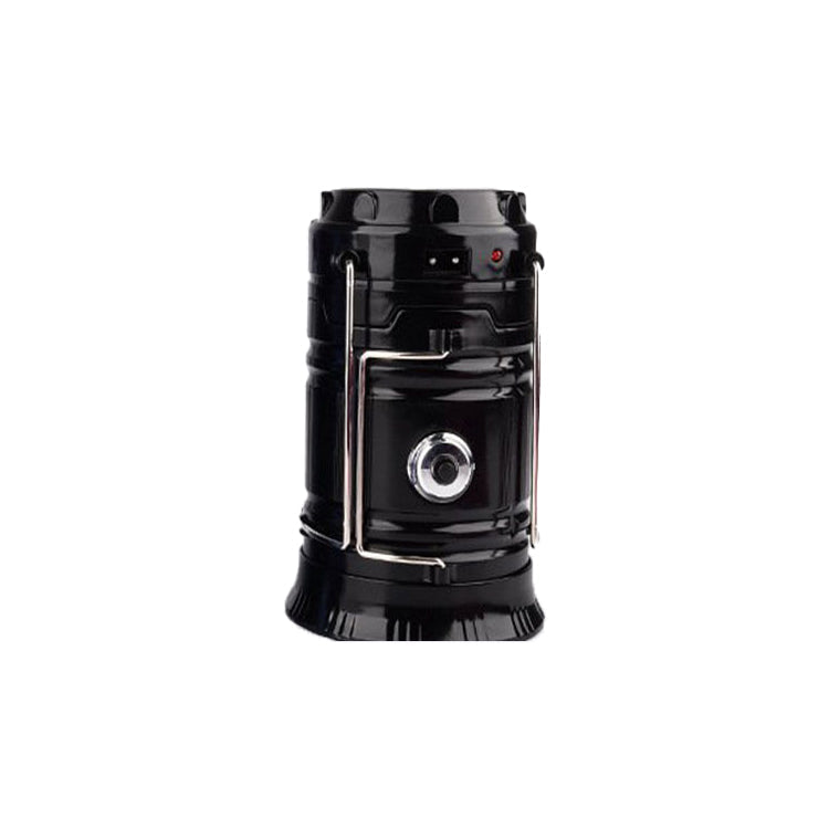 Solar Telescopic Camping Lantern — USB Rechargeable Outdoor Tent Light
