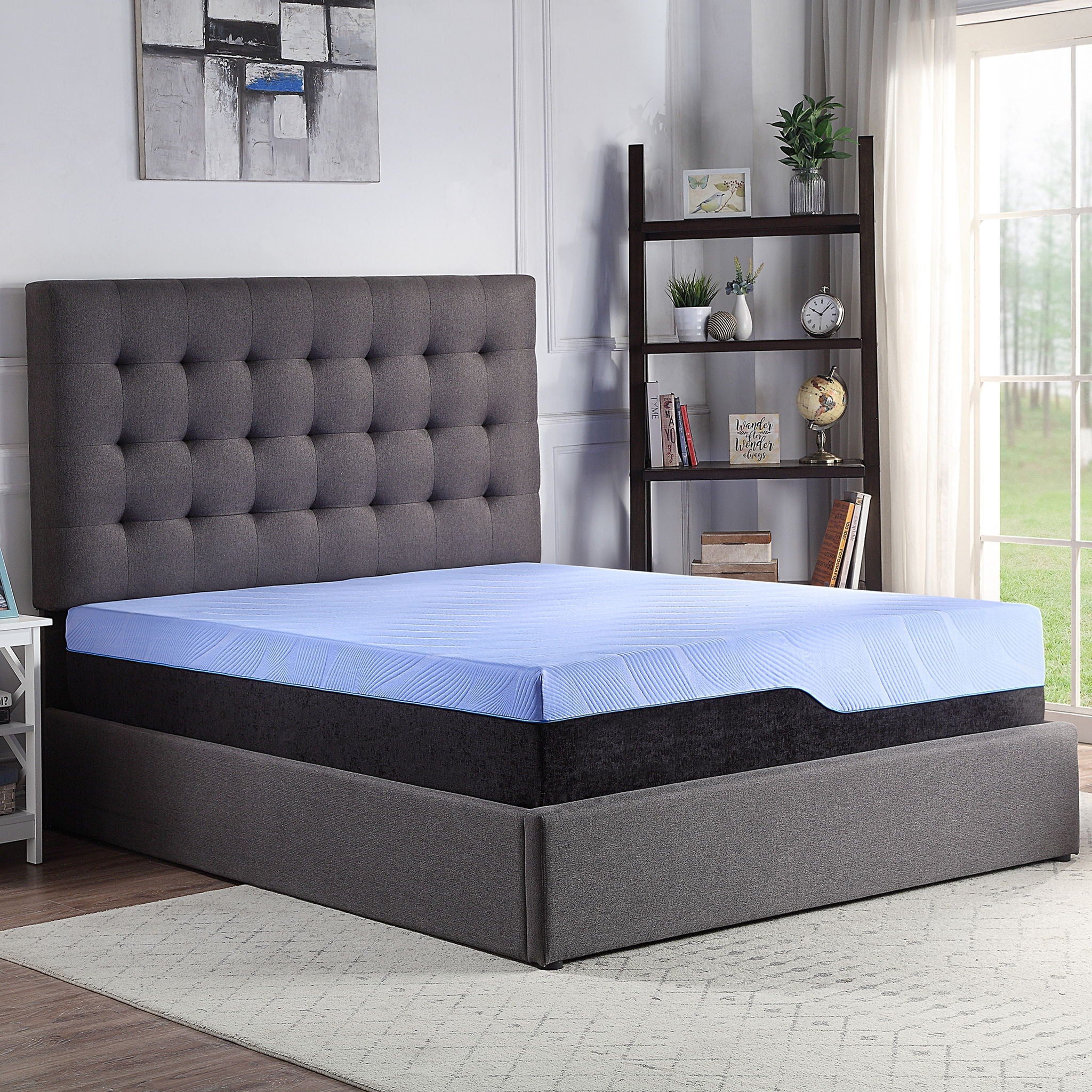 12" Refresh Hybrid Cooling Fast Responding Latex Foam And Coil Mattress