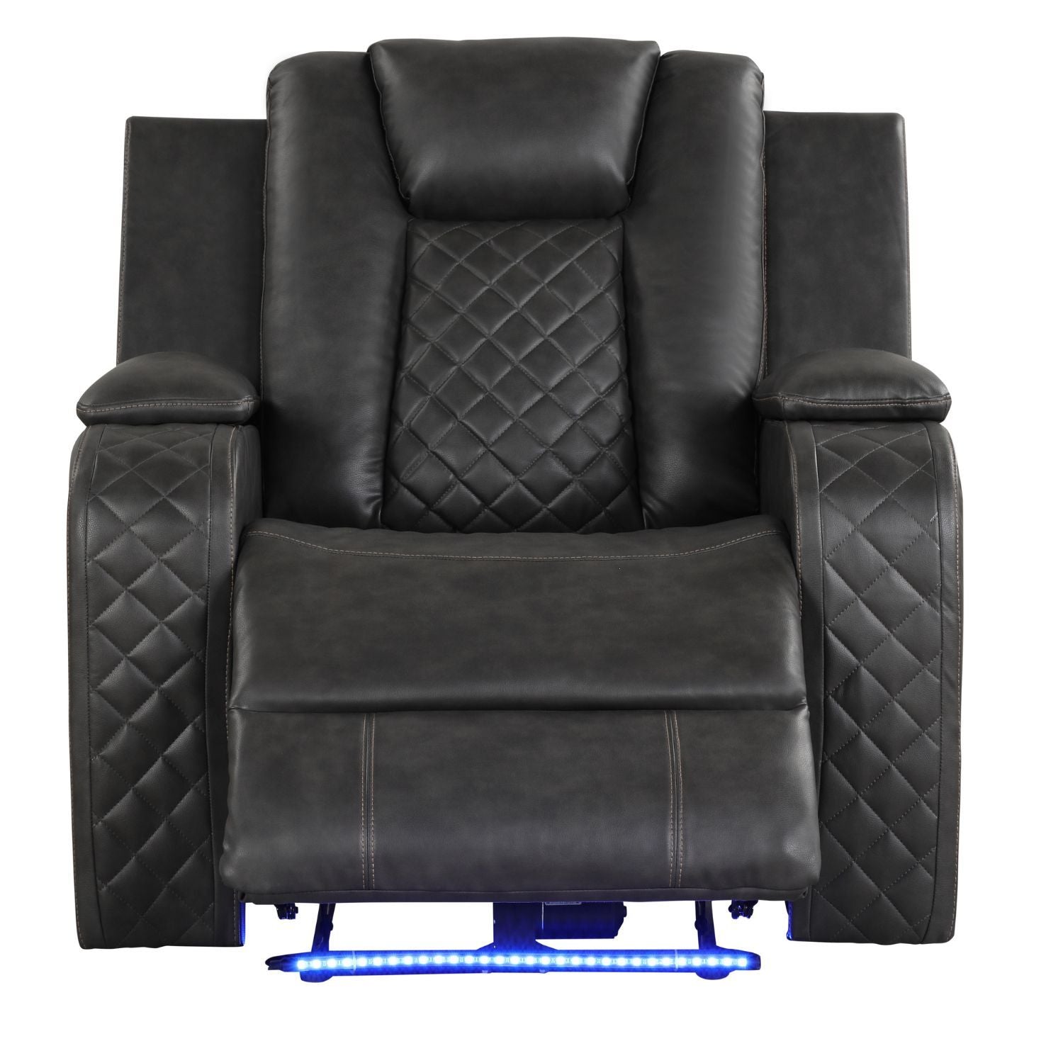 Benz - LED & Power Recliner Chair With Adjustable Headrest