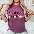 Chicken Lovers Farm Animal Breed Portraits Illustration Of Chicken Breeds Comfort Colors Tee