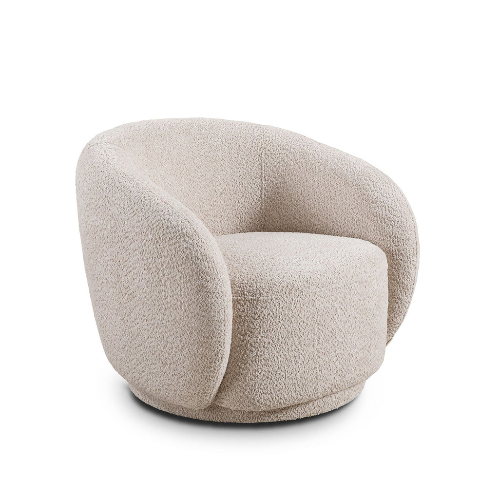 Swivel Accent Upholstered Barrel Chair
