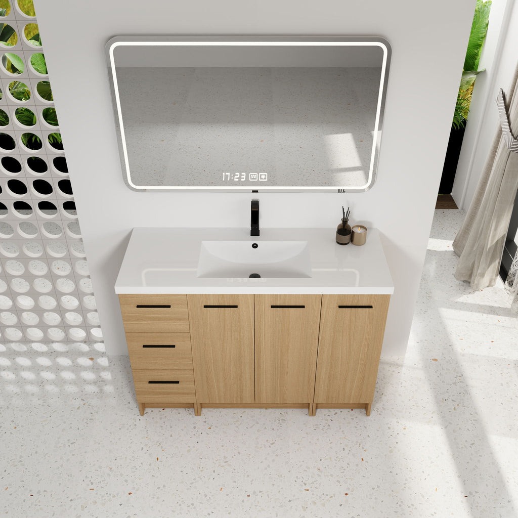 Floating Bathroom Vanity With Sink, Modular Cabinet