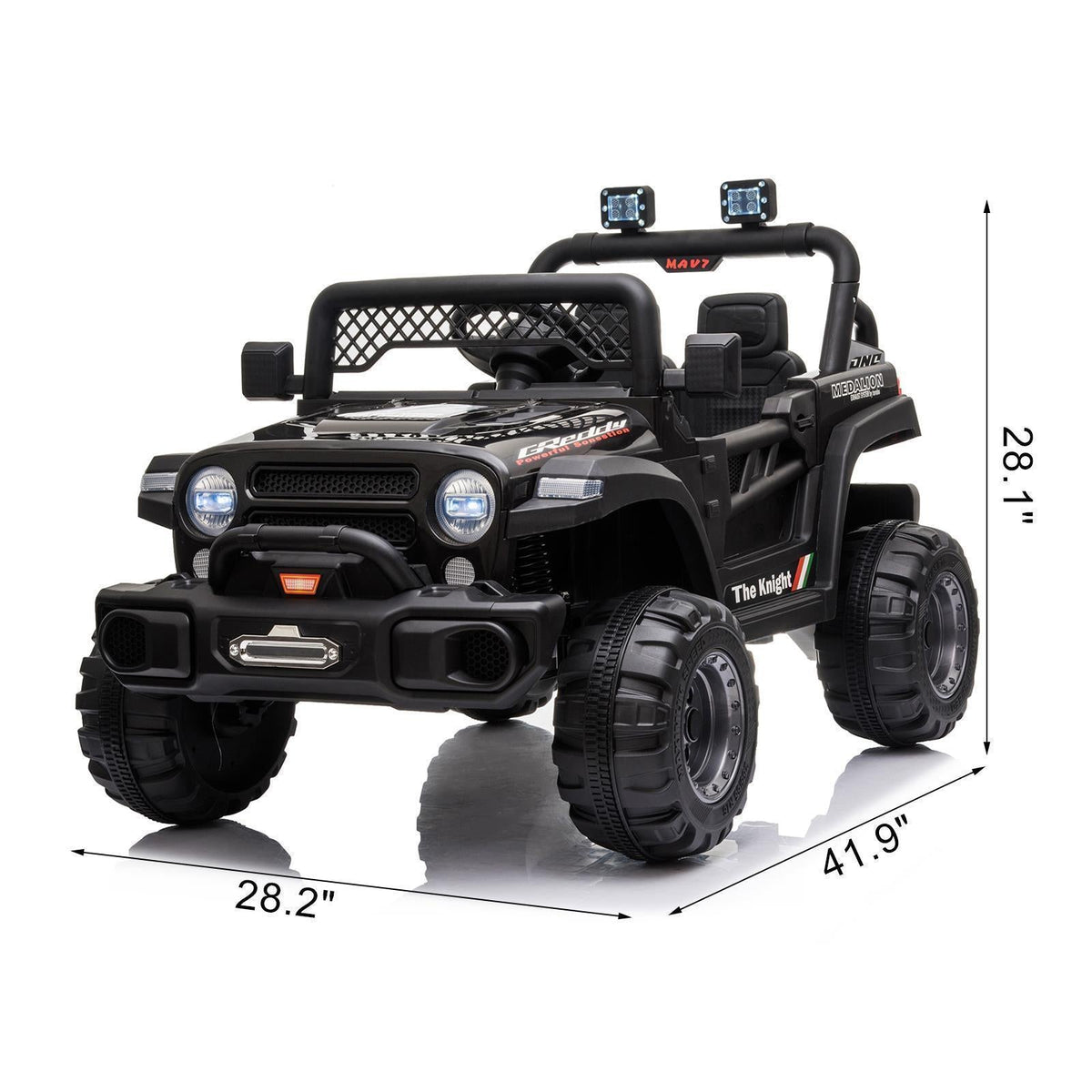 6 Colors Kids Ride-On Truck with Remote Control - Battery Powered Electric Car for Gifting