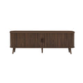 70" TV Stand, Media Center With Ample Storage - Dark Brown